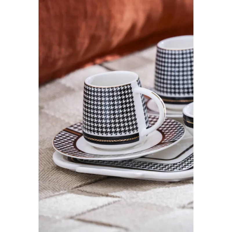 Renzo 2 Kişilik Tepsili Kahve Fincan Takımı - 100 ml MSKF98