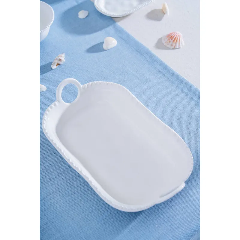 Milano Kulplu Sunum Tabağı - 27 cm MST576