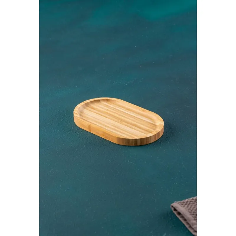 Bambu Oval Sunum Tabak - 20 cm MST567