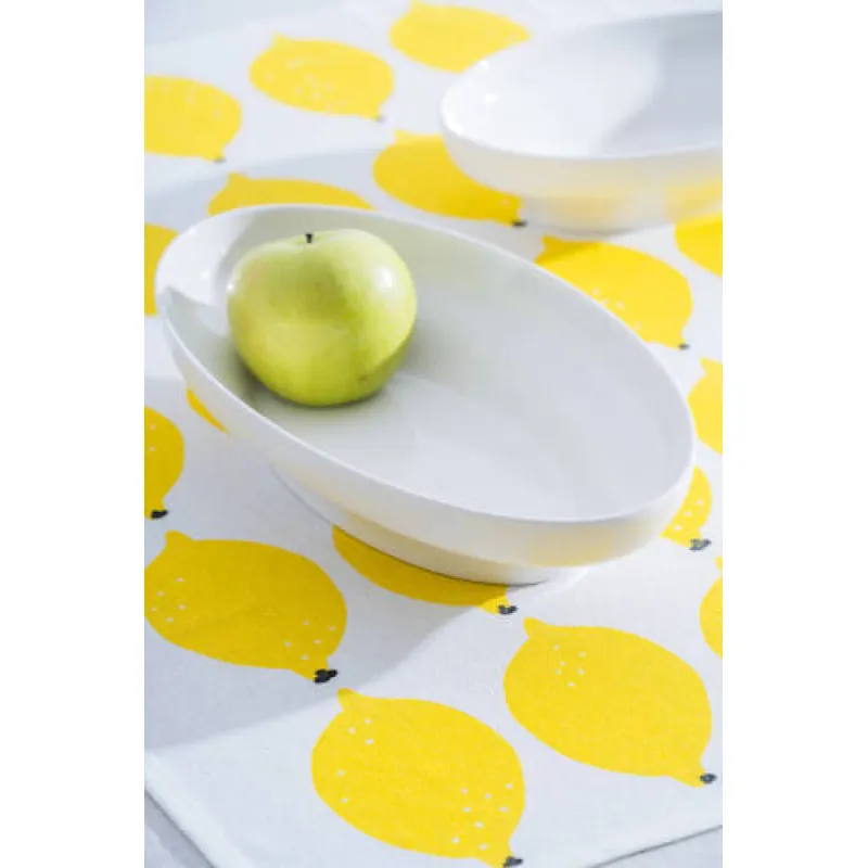 Aria Oval Derin 25cm Porselen Kayık Tabak MST564