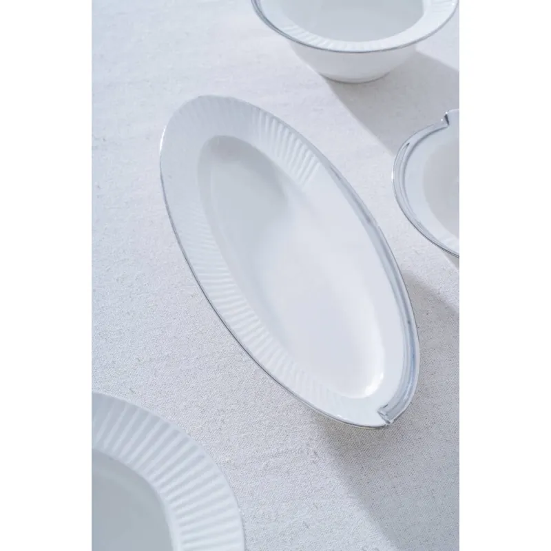 Corine Silver 6 Kişilik 37 Parça Kahvaltı Takımı MSKA063