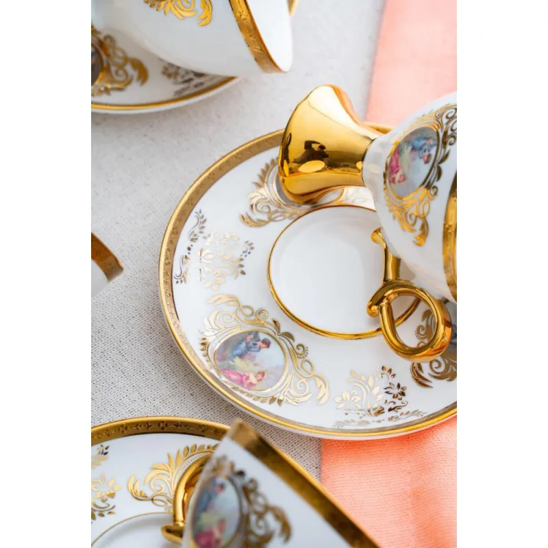 Rosanna 6 Kişilik Kahve Fincanı Takımı - 90 ml MSKF85