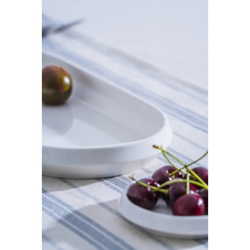 Rumi Oval Kayık Tabak - 32 cm MST591