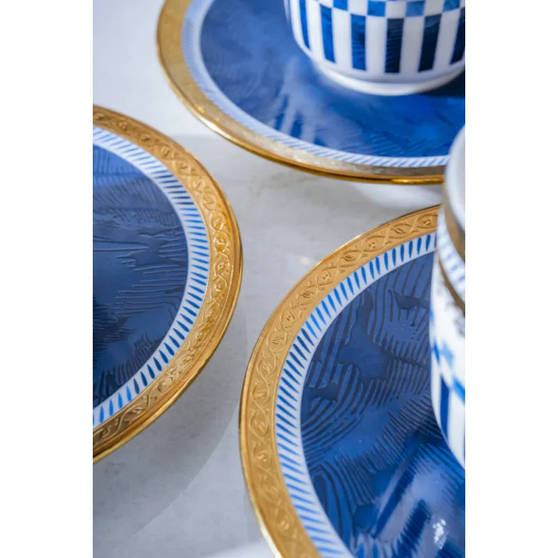 Navy 6 Kişilik Kahve Fincan Takımı - 90 ml MSKF88