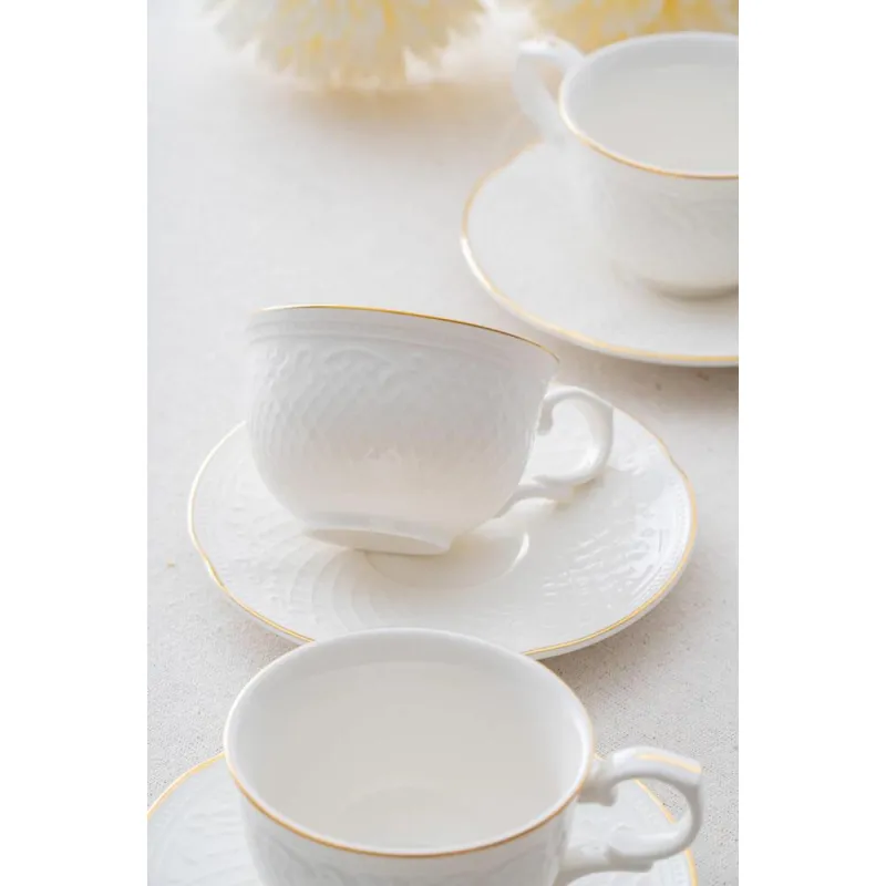 Hamilton 6 Kişilik Gold Çay Fincanı Takımı - 210 ml MSFK88