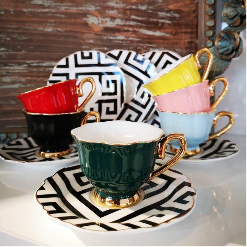 Mien 6 lı Versace Fincan Takımı MSKF007