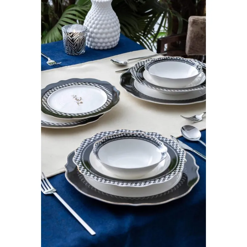 Adena 6 Kişilik 24 Parça Yemek Takımı MSYT0178