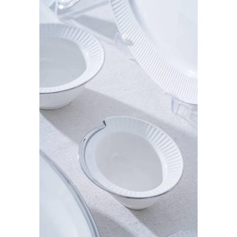 Corine Silver 6 Kişilik 37 Parça Kahvaltı Takımı MSKA063