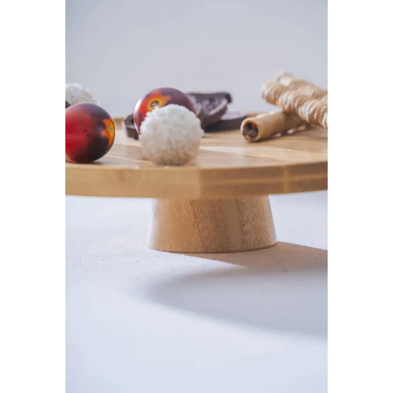 Bambu Ayaklı Sunumluk - 24.5 cm MST568