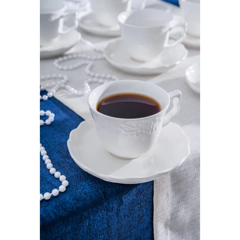 King 6 Kişilik Çay Fincan Takımı - 220 ml MSFK85