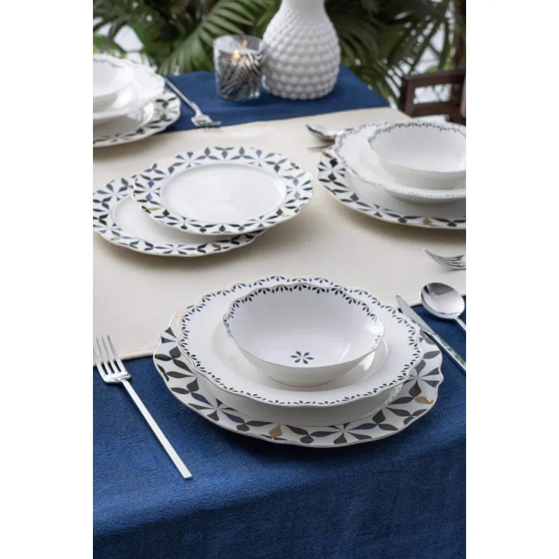 Lorenzo 6 Kişilik 24 Parça Yemek Takımı MSYT0177