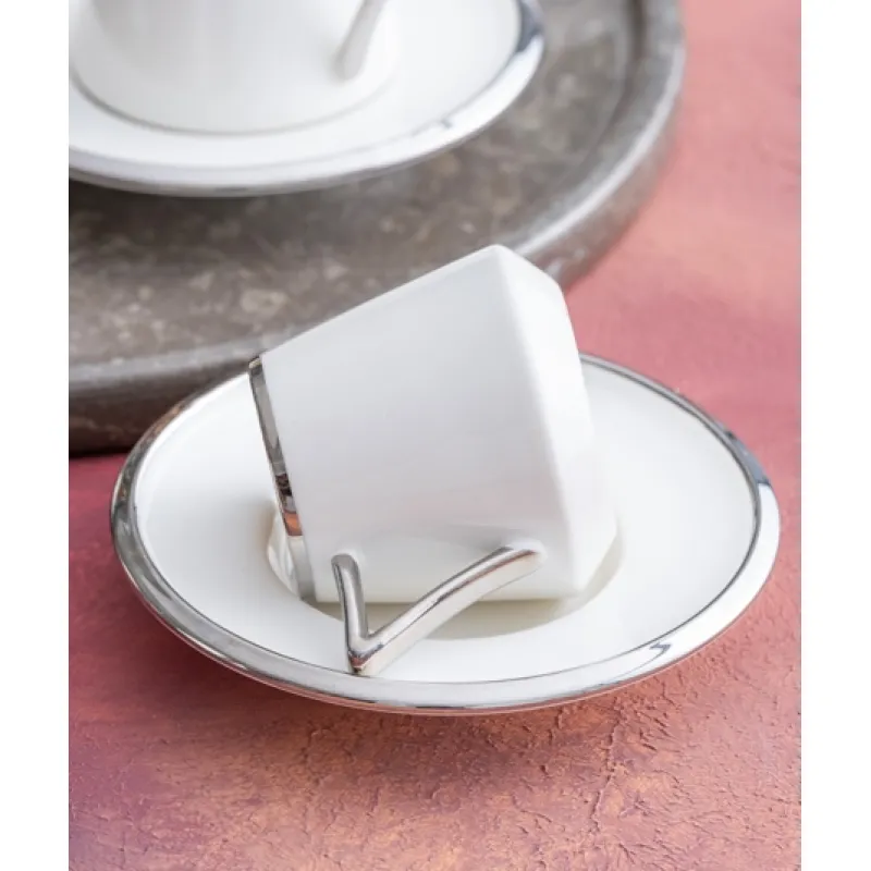 Camillio 6 Kişilik Porselen Kahve Fincanı Takımı - 90 ml MSKF96