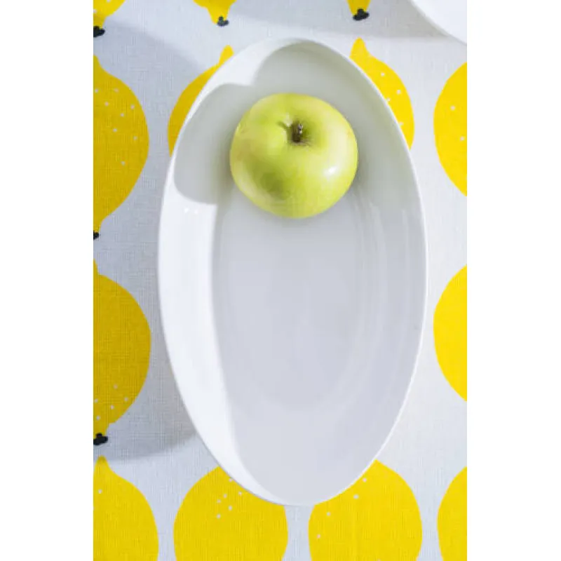 Aria Oval Porselen Tabak - 20 cm MST565