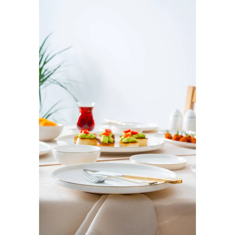 Lorelei Silver 6 Kişilik 23 Parça Kahvaltı Takımı MSKA062