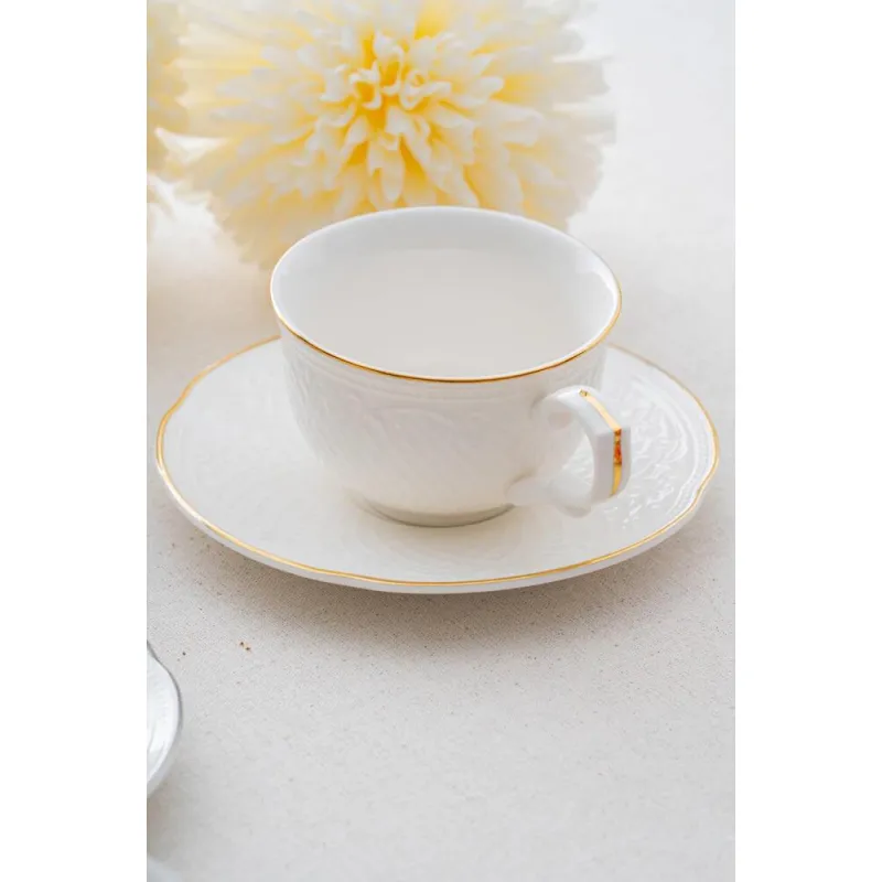 Hamilton 6 Kişilik Gold Çay Fincanı Takımı - 210 ml MSFK88