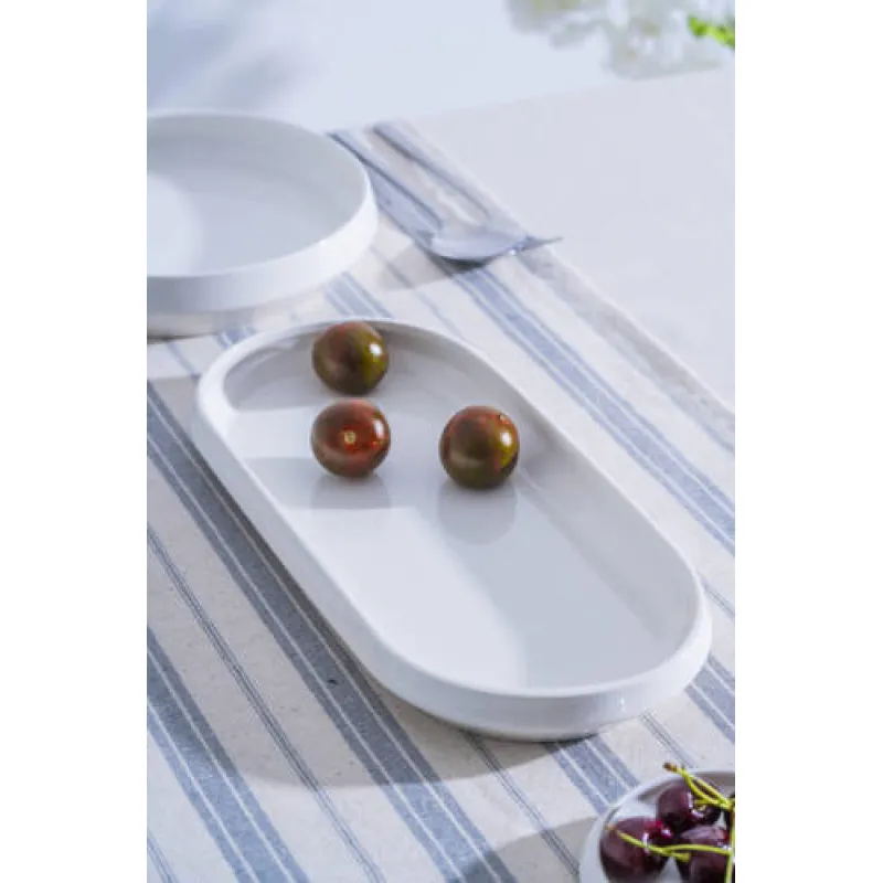 Rumi Oval Kayık Tabak - 32 cm MST591